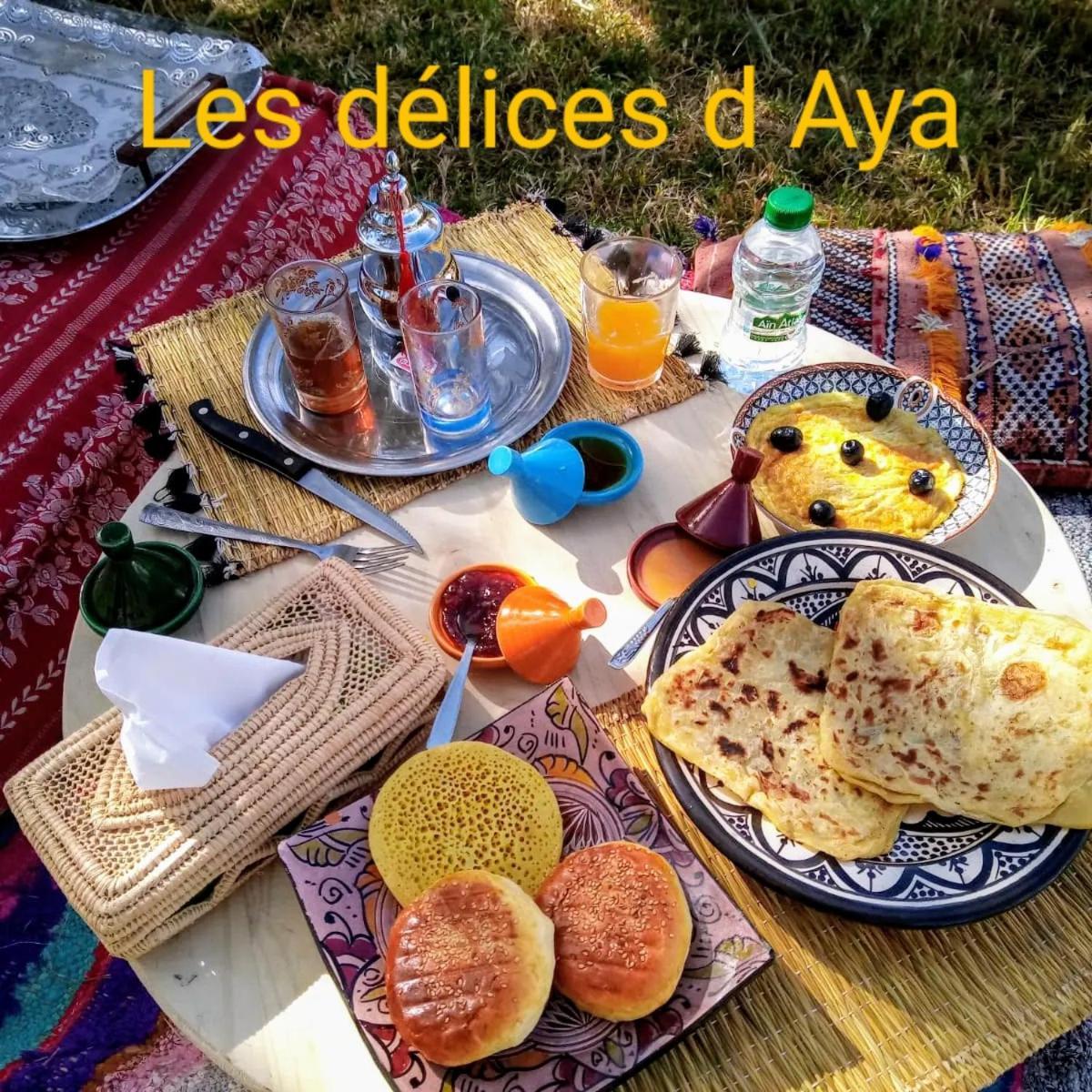 Les Delices D Aya Leilighet Tahannaout Eksteriør bilde